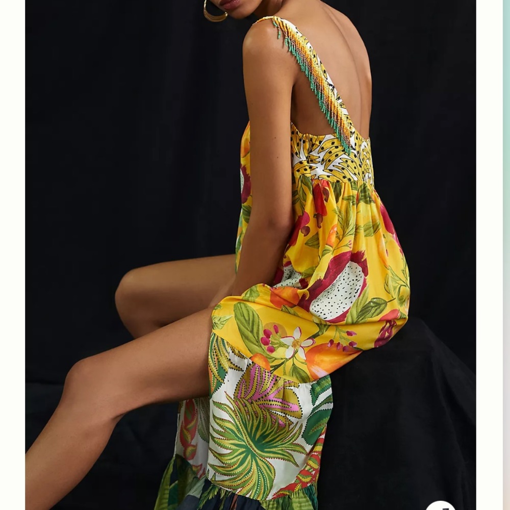 Anthropologie Farm Rio Patch Maxi Dress